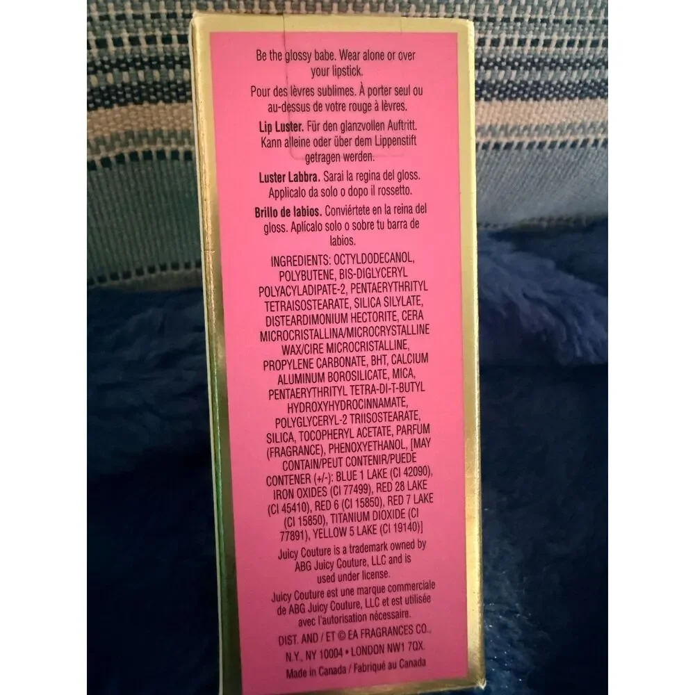 NIB Juicy Couture Lip Luster 01 Trouble Maker Lipstick
